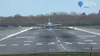 SDTV Bonus - Gatwick Airport live - A380 departure