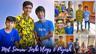 I Met Sourav Joshi in Mumbai 😍🔥 | Piyush | Sahil Joshi | Sambhavna Seth | New Music Video?