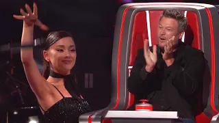 Ariana Grande DROPS THE MIC on Blake Shelton!