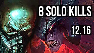 URGOT vs AATROX (TOP) | 12/1/3, 8 solo kills, Legendary, Rank 9 Urgot | KR Master | 12.16