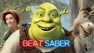 The entire Shrek movie, but it's Beat Saber