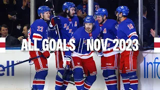 Every New York Rangers Goal: November 2023
