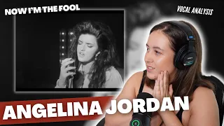 ANGELINA JORDAN - Now I'm The Fool | Vocal Coach Reaction (& Analysis) | Jennifer Glatzhofer