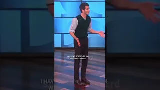 Andrew Garfield does q backflip on ellen