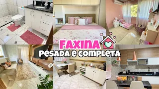 CANSEI, FAXINA COMPLETA NA CASA TODA 🏠| 8 HORAS DE FAXINA 🥵| FICOU TUDO LIMPINHO E ORGANIZADO 💕