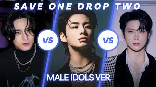 SAVE ONE DROP TWO - MALE IDOL VEE.(EXTREMELY HARD)|[KPOP GAME]