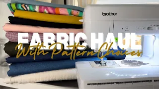 Fabric Haul w/Pattern Choices