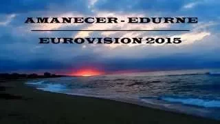 Amanecer - Edurne |Karaoke version & Lyrics| Eurovision 2015