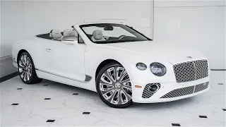 Snow Quartz on Linen 2023 Bentley Continental GTC Azure V8