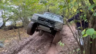 LANDROVER DISCOVERY TD5 extreme off-road! Tough green lane part 2