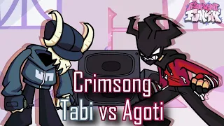 Crimsong pero es Tabi vs Agoti | Friday Night Funkin