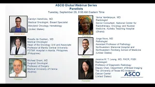 ASCO Global Webinar Series: September 29, Breast Canger Management During COVID-19