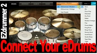 How To Use EZDrummer 2: With An Electronic Drumset