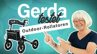 Sicher das Gelände erkunden: Welcher Outdoor-Rollator ist der beste? Gerda testet 3 Modelle!