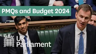 PMQs and Budget 2024 with British Sign Language (BSL) - 6 March 2024