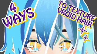 How to do hair textures in Vroid - A scuffed guide