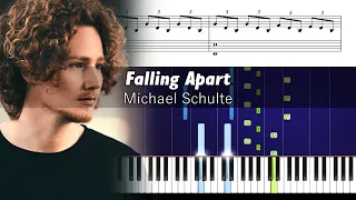 Michael Schulte - Falling Apart - ACCURATE Piano Tutorial