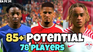 Best Young Players Highest Potential EA FC 24 with a real face