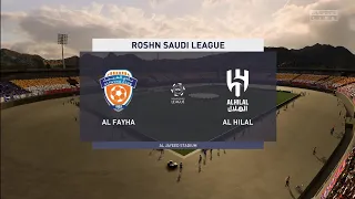 FIFA 23 | Al Fayha vs Al Hilal - Roshn Saudi League | Gameplay
