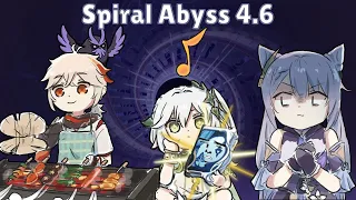 C0R1 Keqing 62s Top Half Speedrun [Bookless] | 4.6 Abyss (15 + 19 + 28)