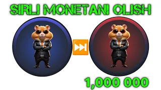 Hamster Kombatda sirli zadanya 1 million moneta #hamsterkombat #notcoin #pulishlash