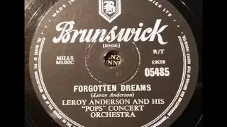 Brunswick 5485 LEROY ANDERSON “POPS” CONCERT ORCH - FORGOTTEN DREAMS - DoGramofonu.PL