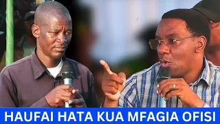 MAKOMDA amtumbua mtendaaji "Haufai hata kua MFAGIA ofisi, kuanzia leo wewe sio MTENDAJI"