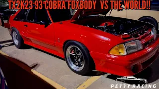 #tx2k23 93 Cobra Foxbody Gen 3 Coyote Swap Whipple vs The World!!! + Plus more