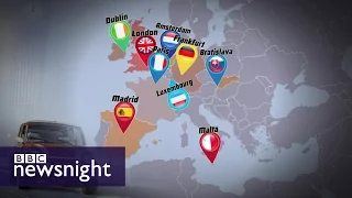 Brexit: Will UK banks move abroad? - BBC Newsnight