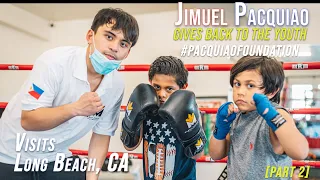 Jimuel Pacquiao; "Giving Back" in the LBC. [Pacquiao Foundation] Part2