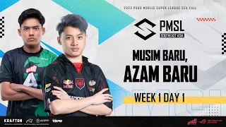 [BM] 2023 PMSL SEA W1D1 | FALL | MUSIM BARU, AZAM BARU