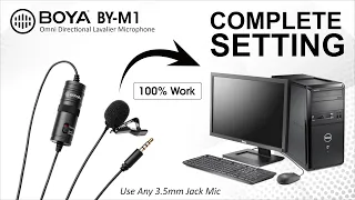 Boya mic not working on pc | boya m1 mic to not working on pc |  Technical Ai