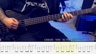 GREASE - You're the one that i want [BASS COVER + TAB]