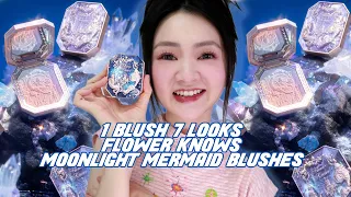 🧜‍♀️💧1 blush 7 looks?? flower knows moonlight mermaid blush party