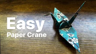 Easy Paper Crane - Step by Step Origami Tutorial