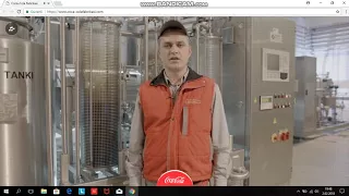 Coca Cola fabrikasında sanal tur ve Coca Cola üretiminin aşamaları
