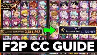 How To Increase Box CC Fast And F2P Guide! | Seven Deadly Sins: Grand Cross Info