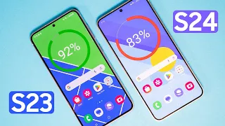 Galaxy S24 vs S23 | Exynos vs Snapdragon Battery Test