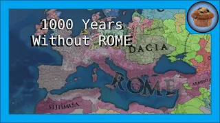 Roman history without ROME! ...kinda (EU4 extended timeline mod - AI only timelapse)