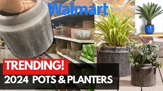 Walmart NEW & TRENDING pots and planters for 2024 (here’s a closer look)!🌱