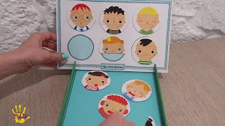 Магнитная книга "Эмоции" APLI Magnets Emotions 14803