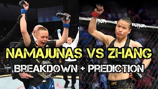 Rose Namajunas vs Weili Zhang 2 - UFC 268 Prediction