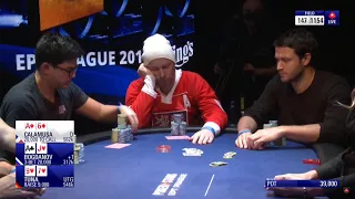 EPT ПРАГА Главное Событие, День 2 (с открытыми картами)