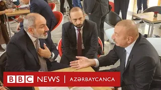 Əliyev, Paşinyan və Erdoğan-ın Praqada qeyri-rəsmi söhbətləri