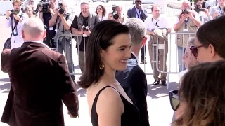 Rachel Weisz, Colin Farrell, Ben Whishaw out of Palais des Festival Cannes