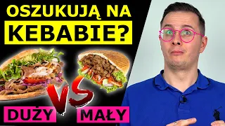 DUŻY KEBAB vs. MAŁY KEBAB - CZY KEBABOWNIE OSZUKUJĄ KLIENTÓW NA WADZE KEBABA?!