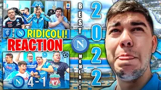 😂💙 Le MIGLIORI REACTION del NAPOLI 2022 (Best Moments)