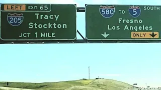 【Full HD Driving】 From SAN FRANCISCO To LOS ANGELES I-5 🚗🌞