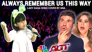 6 Years old Filipino Sing Always Remember Us This Way (Lady gaga) with amazed Performance | AGT 2024