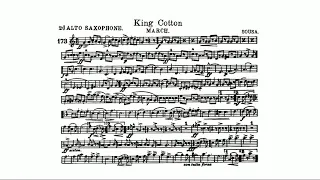 King Cotton March: 2nd E-flat Alto Saxophone: John Philip Sousa